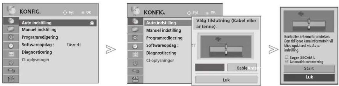 LG 42PJ550 - Hvis du vil vælge antenne: - 1