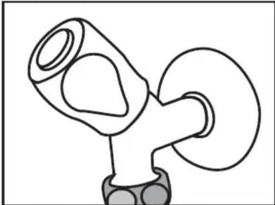 Simple line drawing of a mechanical component with no text or symbols.