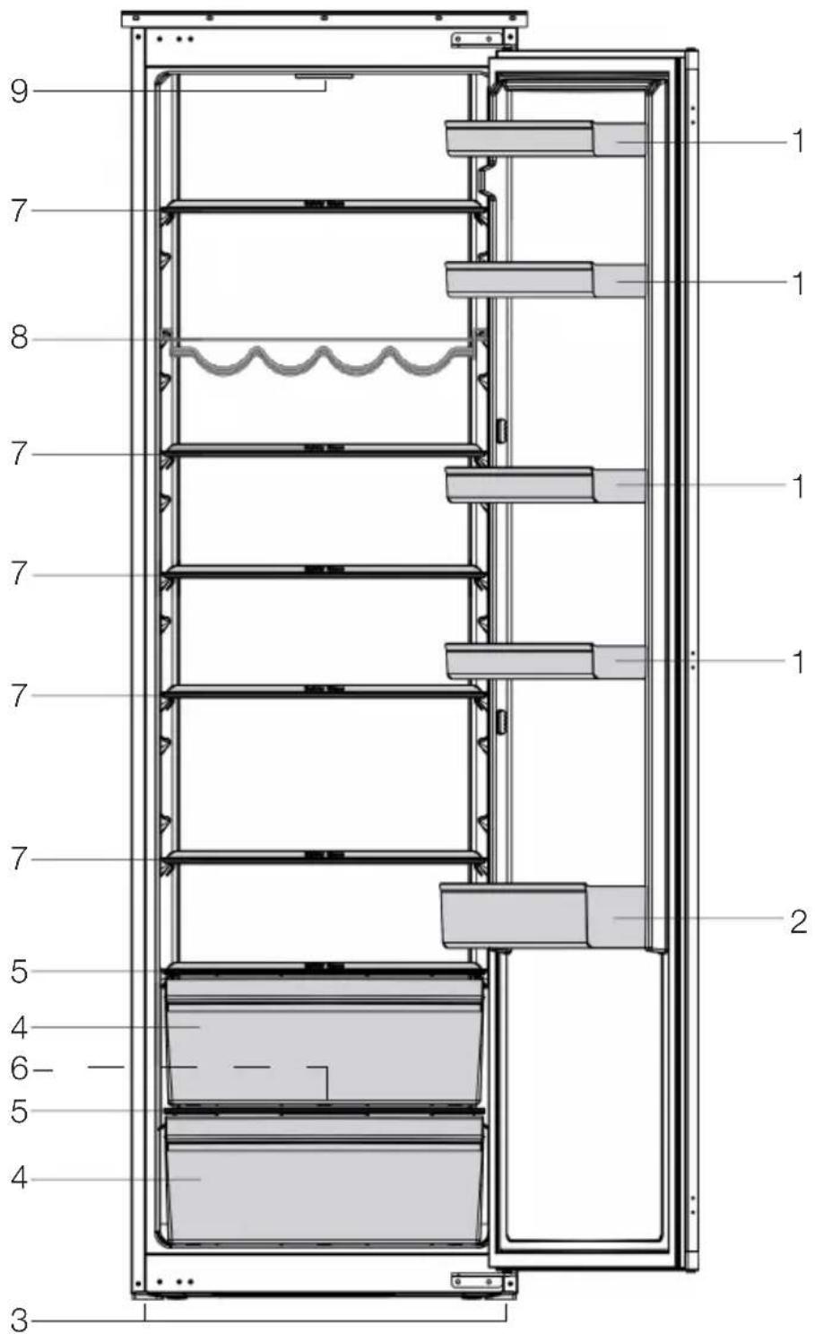 BEKO BSSA315E3F - Køleskabet - 1