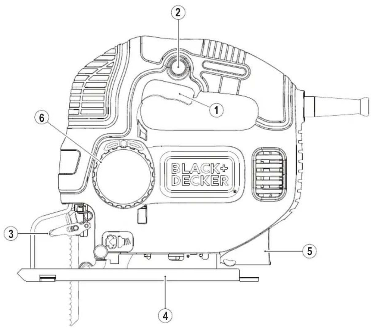BLACK+ DECKER 1 2 3 4 5 6