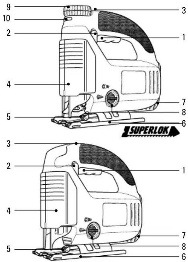 9 10 2 4 5 3 1 1 7 8 6 SUPERLOK 2 4 5 7 8 6