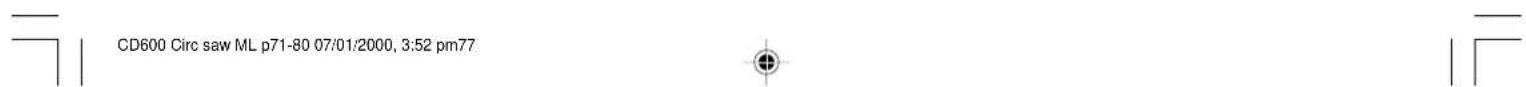 CD600 Circ saw ML p71-80 07/01/2000, 3:52 pm77