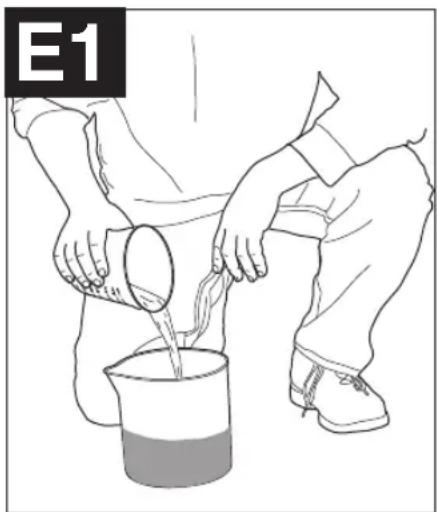 BLACK & DECKER BDPS400 - LIQUID MATERIAL PREPARATION - (FIGURES E, E1) - 2