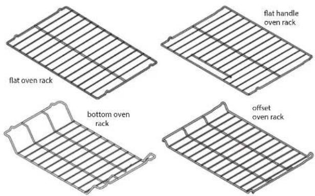 flat handle oven rack flat oven rack bottom oven rack offset oven rack