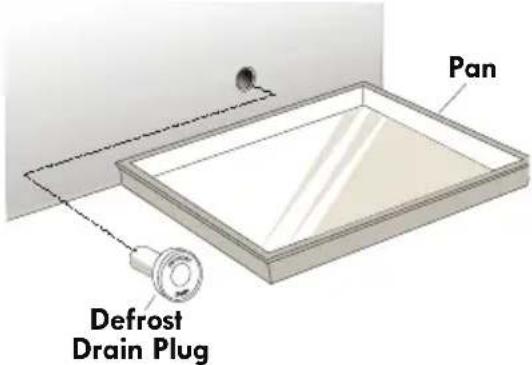 Pan Defrost Drain Plug