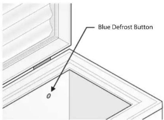 Blue Defrost Button O