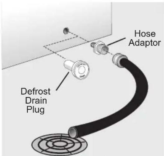 Defrost Drain Plug Hose Adaptor