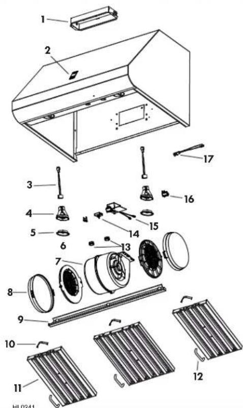 KENMORE 233.56033 - PIEZAS DE SERVICIO - 1