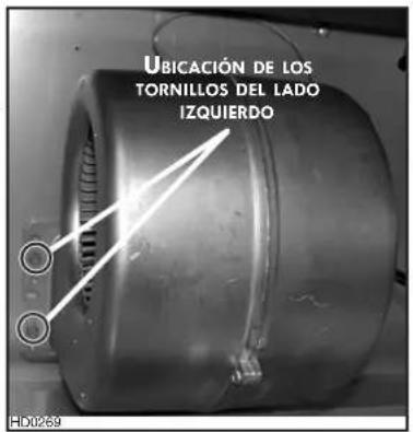 UBICACIÓN DE LOS TORNILLOS DEL LADO IZQUIERDO HD0269