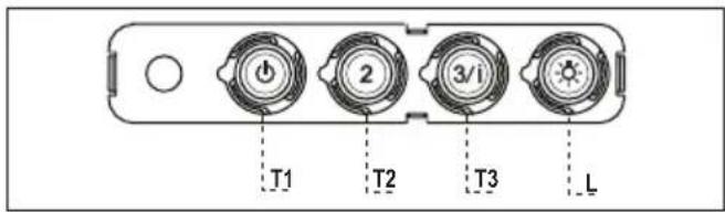 BERTAZZONI KT90MAS1NEC - BEDIENELEMENTE - 1