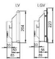 Beha PGV 4 WiFi - Isitici boyutları - 4