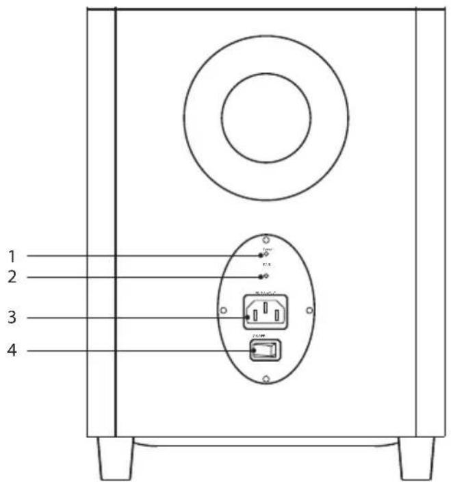 JVC TH-WL709H - Subwoofer set bagfra - 1