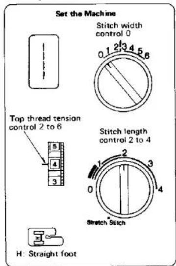 JANOME MS2522 - Straight Stitches - 1