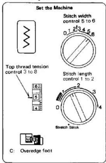 JANOME MS2522 - Zigzag Stitches (Continued) - 1