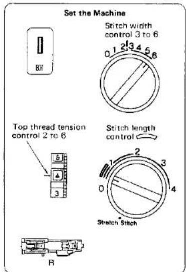 JANOME MS2522 - Corded Buttonholes - 1