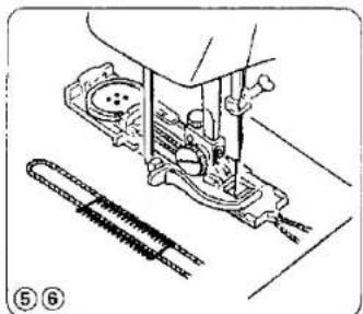 JANOME MS2522 - Corded Buttonholes - 3