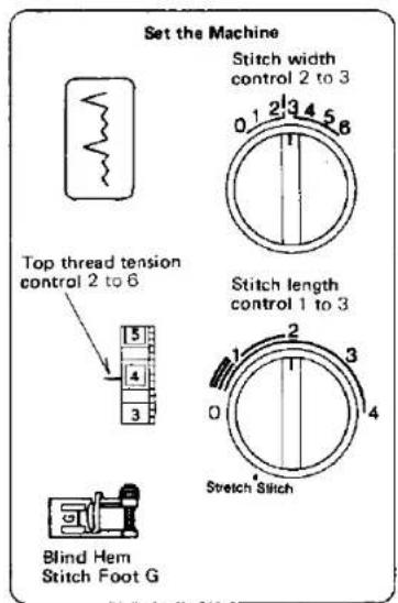 JANOME MS2522 - Blind Hemming - 1