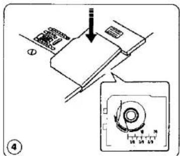 JANOME MS2522 - - Insert the Bobbin into the Bobbin Holder - 4
