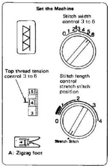 JANOME MS2522 - Elastic Stretch Stitch - 1