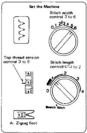 JANOME MS2522 - Two-Point Shell Stitching - 1