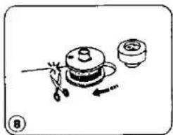 JANOME MS2522 - Prepare the Top Thread - 6