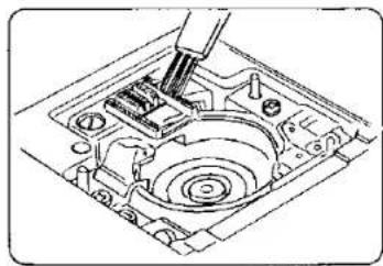 JANOME MS2522 - Clean the Hook Race and Feed Dogs - 2