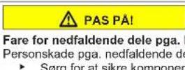 BOSCH KGE36EWCP - Udskiftning af øverste dørhængsel - 8