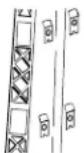 AMANA XRSS264BW - Griffleisten über die gesamte Höhe (kein Edelstahl) - 2