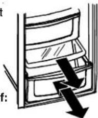 AMANA XRSS264BW - To remove and install crisper shelf: - 1