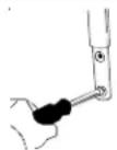 AMANA XRSS264BW - Poignées pleine porte (acier non-inox) - 2
