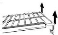 AMANA XRSS264BW - Fester Gefrierschrank-Rost Roste herausnehmen und einsetzen: - 1