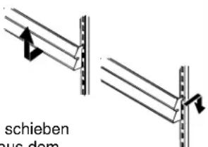 schieben aus dem