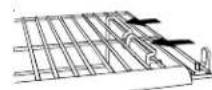 AMANA XRSS264BW - Ripiano metallico sospeso (solo in alcuni modelli) - 1