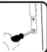AMANA XRSS264BW - Sådan installeres og fjernes håndtag - 2