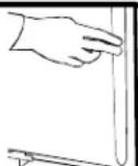 AMANA XRSS264BW - Kädensijojen asentaminen ja irrottaminen - 4