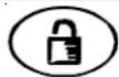 AMANA XRSS204BW - Blocco e sblocco dell'erogatore: - 1