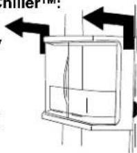 AMANA XRSS204BW - To remove and install Beverage Chiller™: - 1
