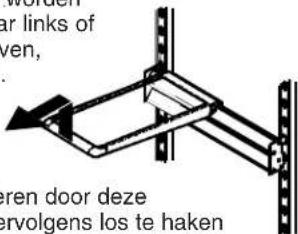 worden ar links of ven, eren door deze ervolgens los te haken