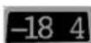 AMANA XRSS204BW - Display tændt/slukket - 1