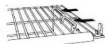 AMANA XRSR465BW - Montera hyllan: - 1