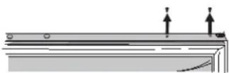 AMANA XRBS017BB - REMOVING FREEZER HANDLE - 1
