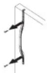 AMANA XRBS017BB - AVTAGNING AV KYLENS FRONTMONTERADE HANDTAG - 3