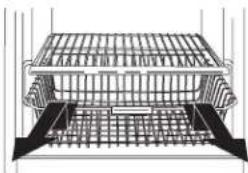 AMANA XRBS017BB - To reinstall basket: - 1