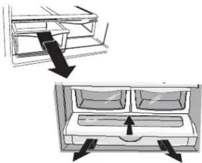 AMANA XRBS017BB - To reinstall drawers: - 1