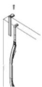 AMANA XRBR904BS - RIMOZIONE DELLA MANIGLIA FRONTALE DEL CIBO FRESCO - 1