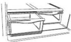 AMANA XRBR904BS - OPBEVARINGSBOKS TIL MEJERIPRODUKTER - 5