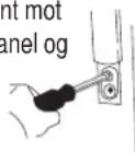 AMANA XRBR904BS - INSTALLASJON AV FRONT - MONTERT HÄNDTAK PÅ KJÖLESKAPET - 2
