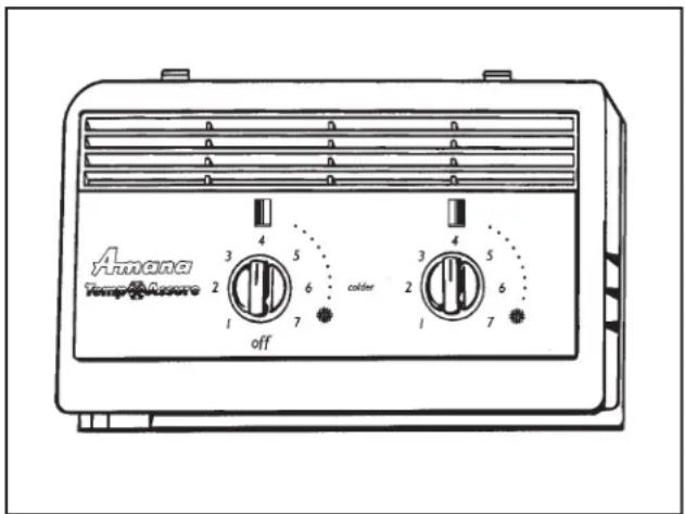 AMANA SXD520TE - Regelaars voor de vers voedsel-kast of de Deepfreeze ^1 kast - 1