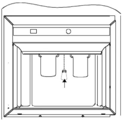 AMANA SX522VE - Ice 'N' Water™ dispenser (visse modeller) - 1
