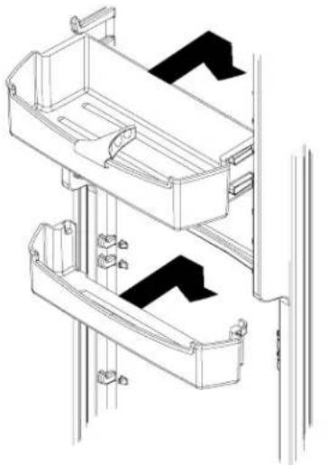 AMANA SX522VE - Cazoletas de las puertas y estantes - 1